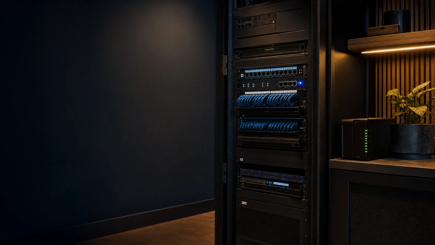 Organised business technology and network infrastructure.